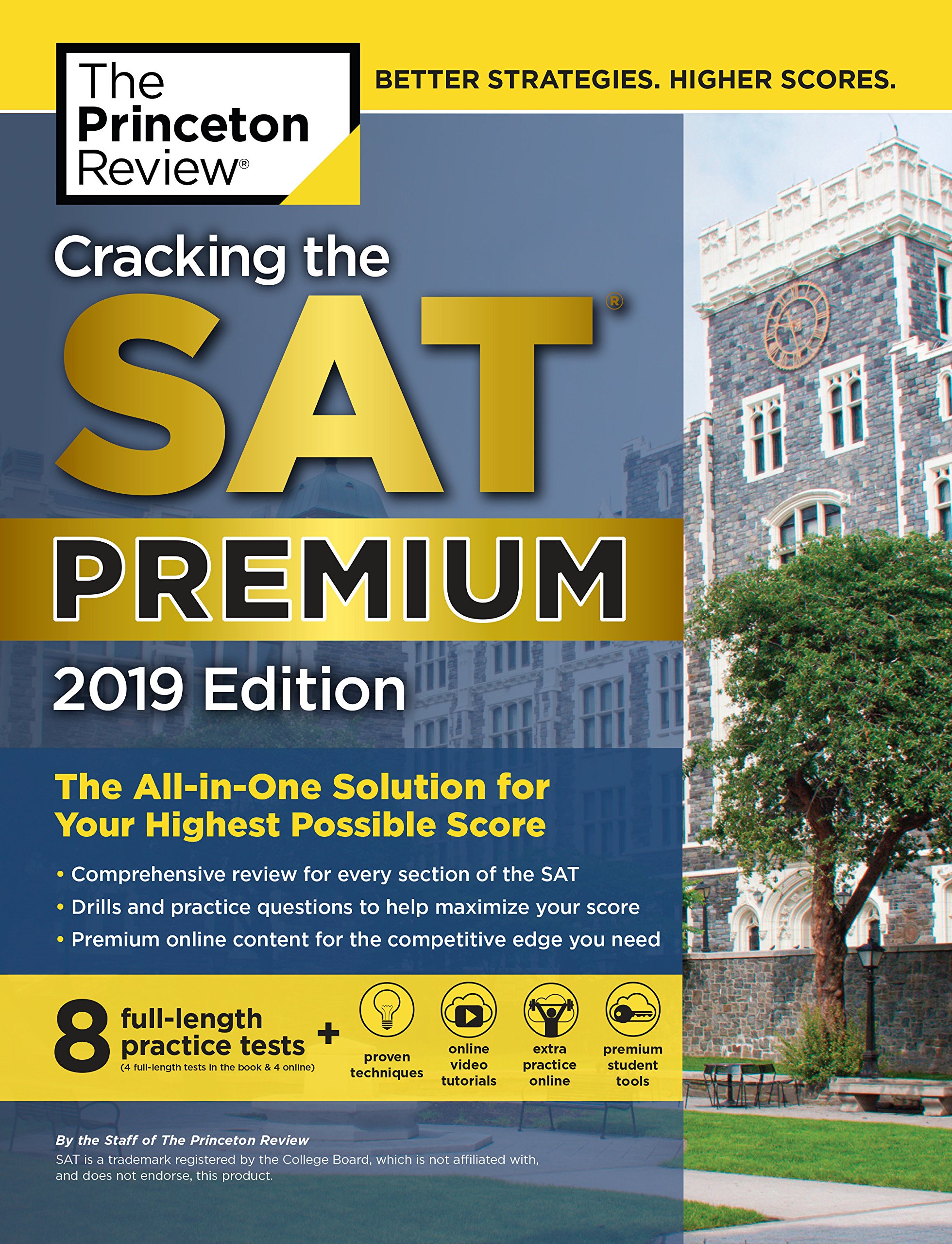 Cracking the SAT Premium Edition with 8 Practice Tests, 2019 
